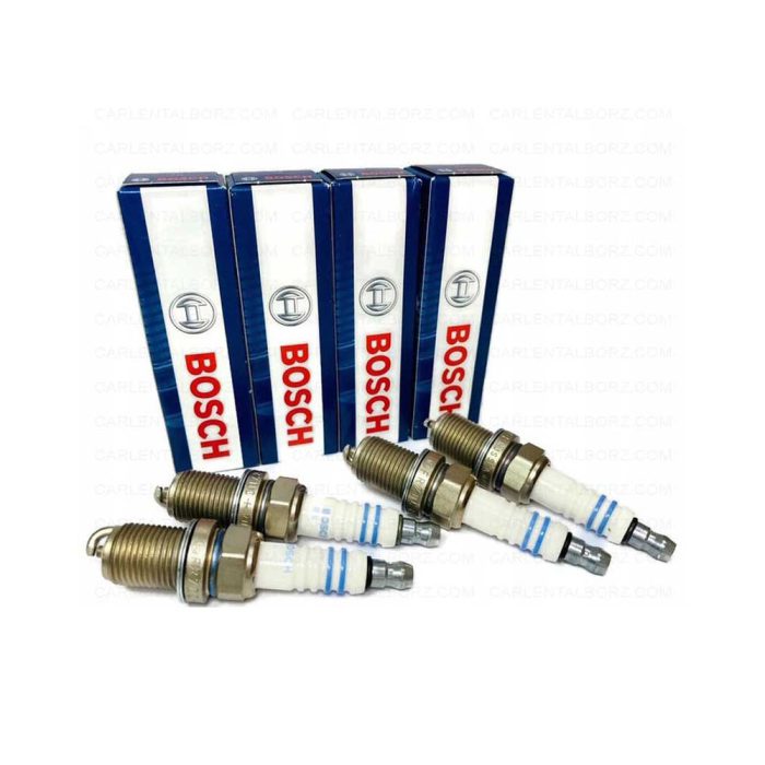 شمع بوش پایه کوتاه تک پلاتین روس FR7DC+8 Bosch